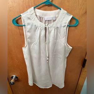 NWT - New York & Company Sleeveless Tie Blouse
